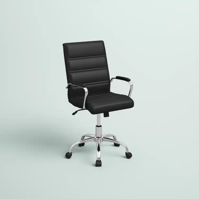 upper square leather office chair