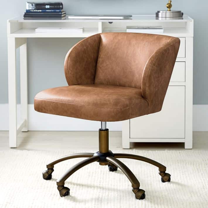 vegan leather office chair